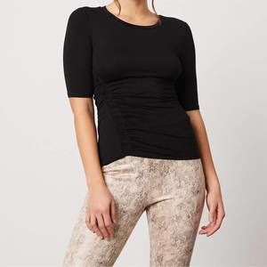 NEW BAILEY 44 francis jersey top in black